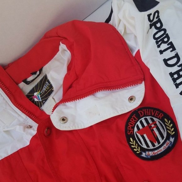 Tyrolia by Head Jacket Sport D’Hiver Stitch Color Block La Champion De Ski Red - Picture 5 of 9